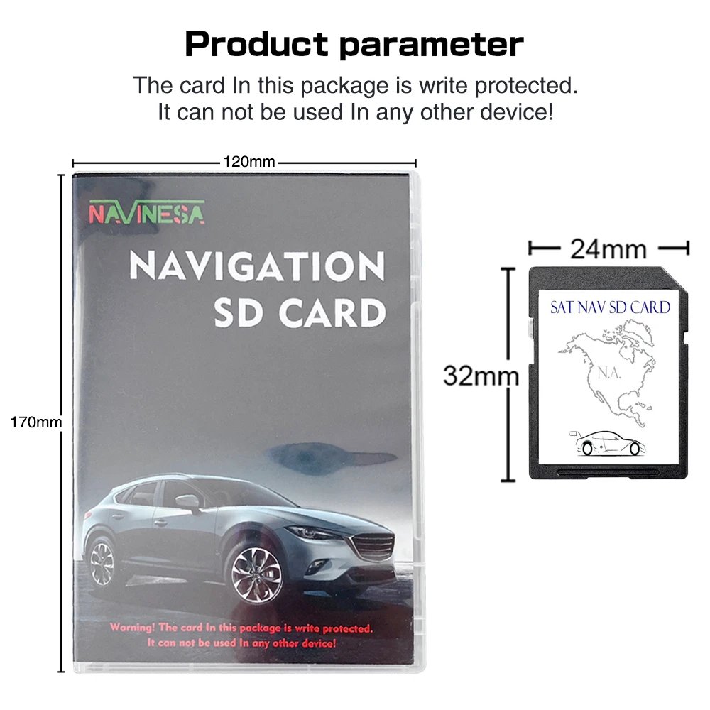 8GB SD Map Navigation for VW RNS 310 V12 East Europe FX OST Sat Nav Accessories GPS Road Card