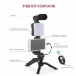 Smartphone Vlogging Kit With Tripod Phone Holder Mini Mic LED Fill Light Starter For Live Stream Video YouTube - Image 6