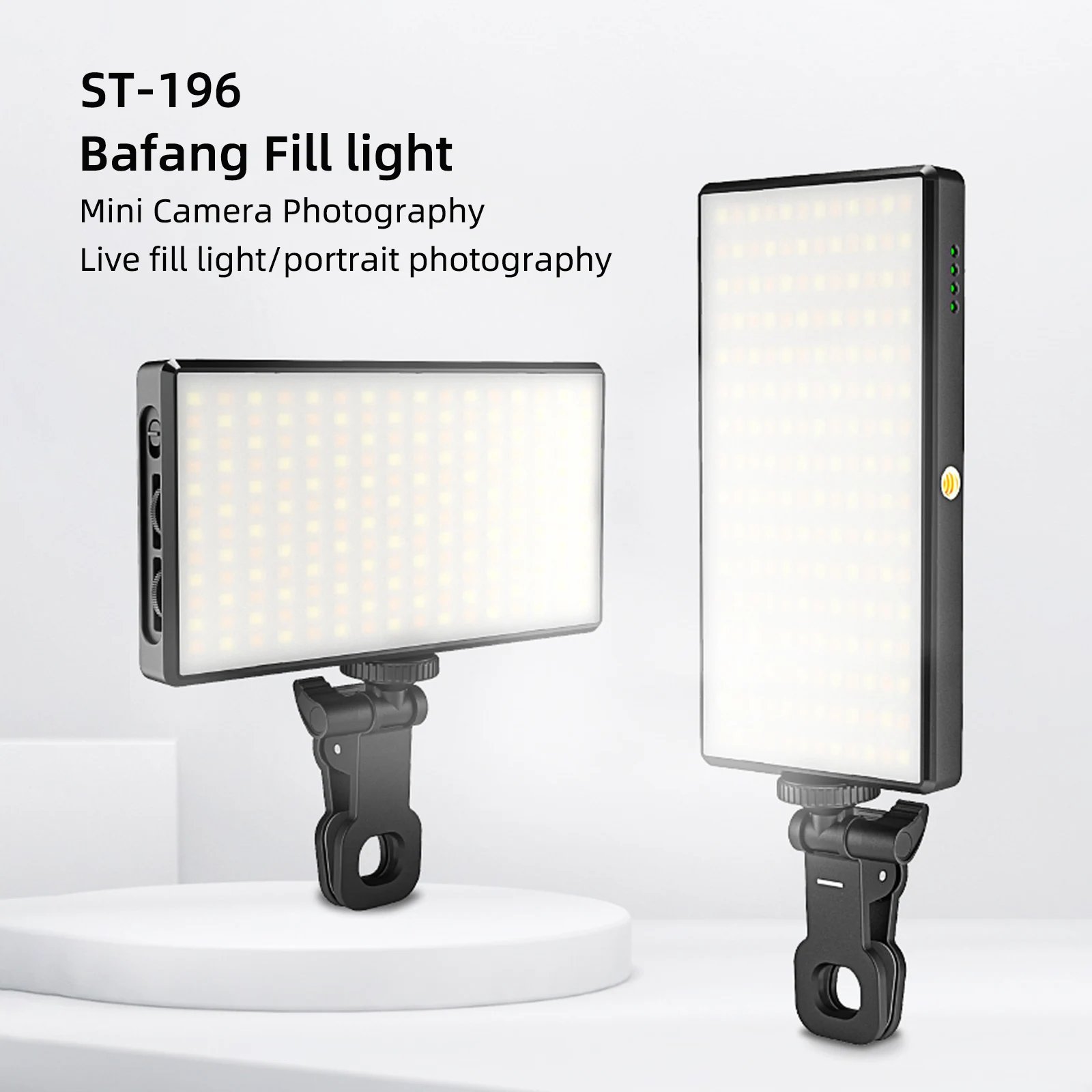 12W 192PCS high brightness LED Photography Live fill light With 3000Mah lithium battery  2500K-9000K Color Temperture Self Light