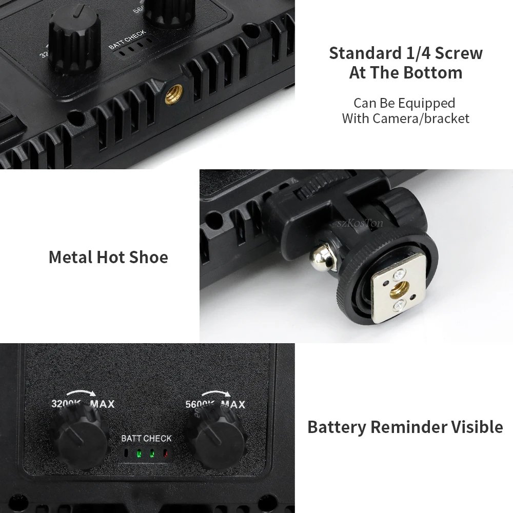 U600/U800 LED Photo Studio Light for Youbute Game Live Video Lighting Portable LED Video Recording Photography Panel Lamp
