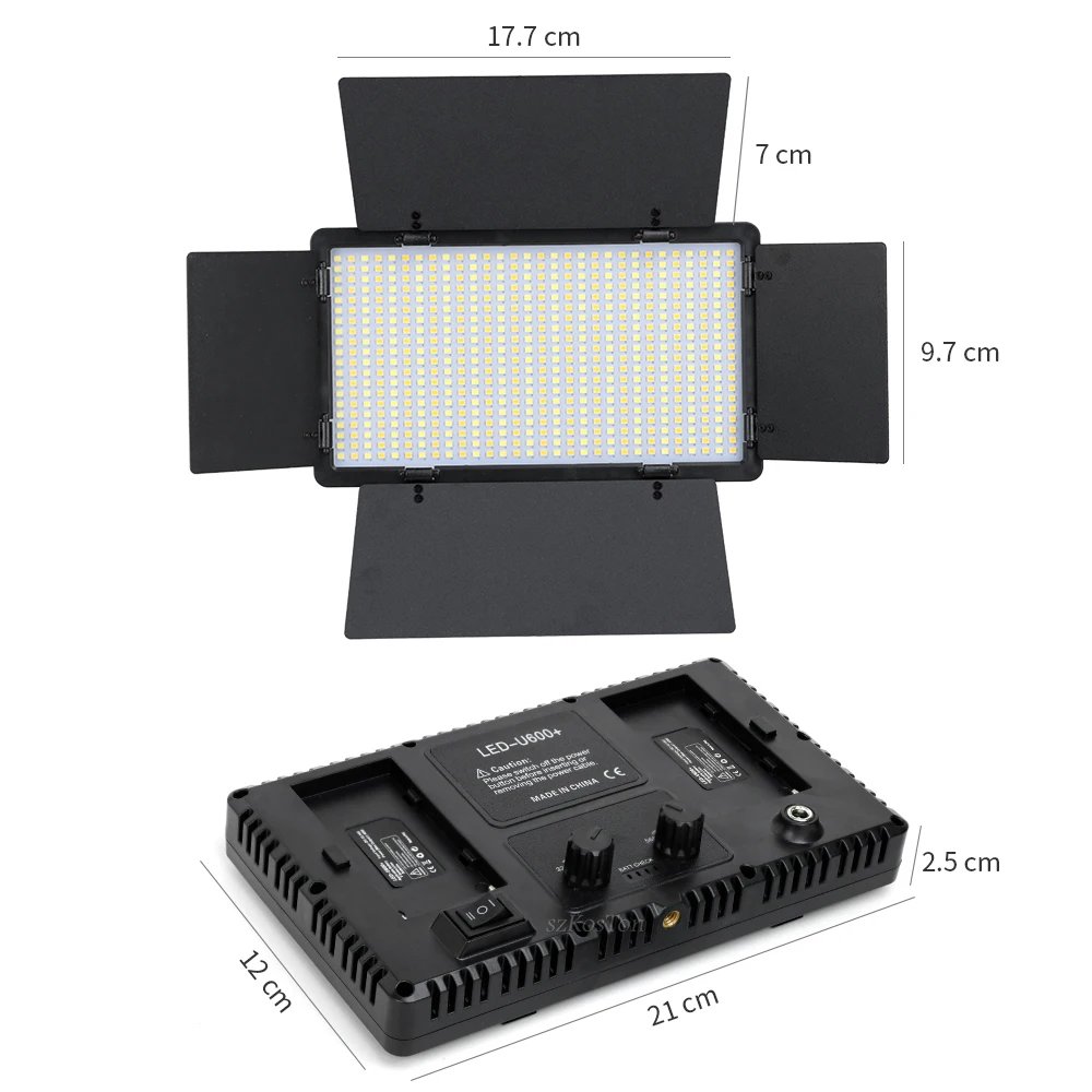 U600/U800 LED Photo Studio Light for Youbute Game Live Video Lighting Portable LED Video Recording Photography Panel Lamp