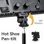 U600/U800 LED Photo Studio Light for Youbute Game Live Video Lighting Portable LED Video Recording Photography Panel Lamp - Image 4