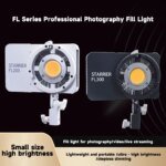 YSKE 320W COB LED Video Light, Bi-color 2700K-6500K, APP Control, Studio Lighting for Photography YouTube TikTok - Image 4