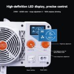 YSKE 320W COB LED Video Light, Bi-color 2700K-6500K, APP Control, Studio Lighting for Photography YouTube TikTok - Image 5
