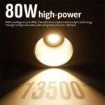 ZU80 COB Photo Studio Light Bi-Color 2500K-8500K LED Video Light CRI95+ TLCI97+ Photography Fill Lighting with Diffuser - Image 3