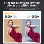 ZU80 COB Photo Studio Light Bi-Color 2500K-8500K LED Video Light CRI95+ TLCI97+ Photography Fill Lighting with Diffuser - Image 4