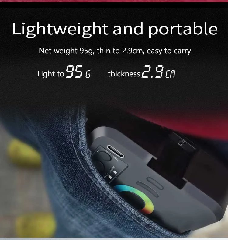 Full Color RGB Video Fill Light Mini LED Camera Light 1800mAh Rechargable Pocket Camera LED Lamp For Photo Video Fill Lighting