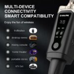 Wireless Microphone System G-MARK GX1.1 UHF XLR Adapter 16 Channels Audio Transmitter And Receiver For 48V Phantom Power Condens - Image 4