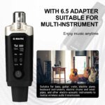 Wireless Microphone System G-MARK GX1.1 UHF XLR Adapter 16 Channels Audio Transmitter And Receiver For 48V Phantom Power Condens - Image 5