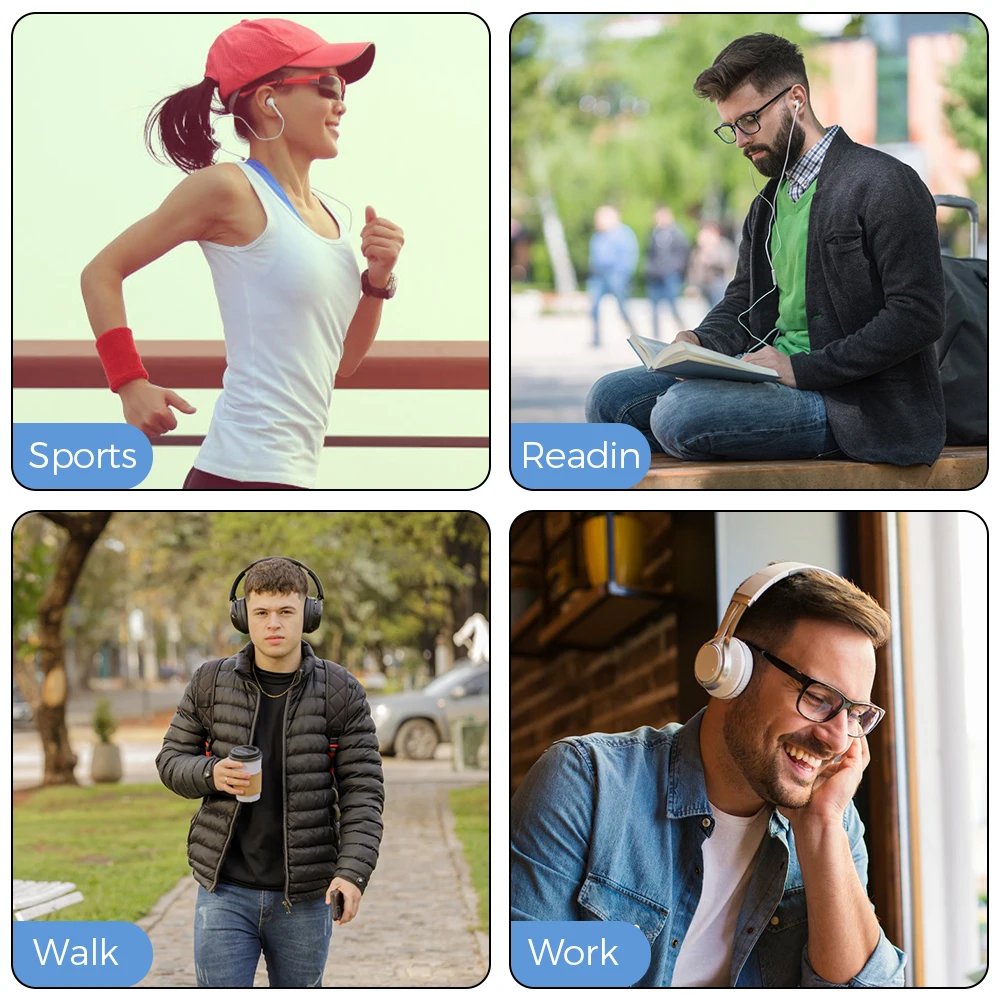 Portable MP3 Player Bluetooth 5.0 Music Stereo Speaker For Walkman Sport Player MP4 Video Player E-book/Recorder MP3