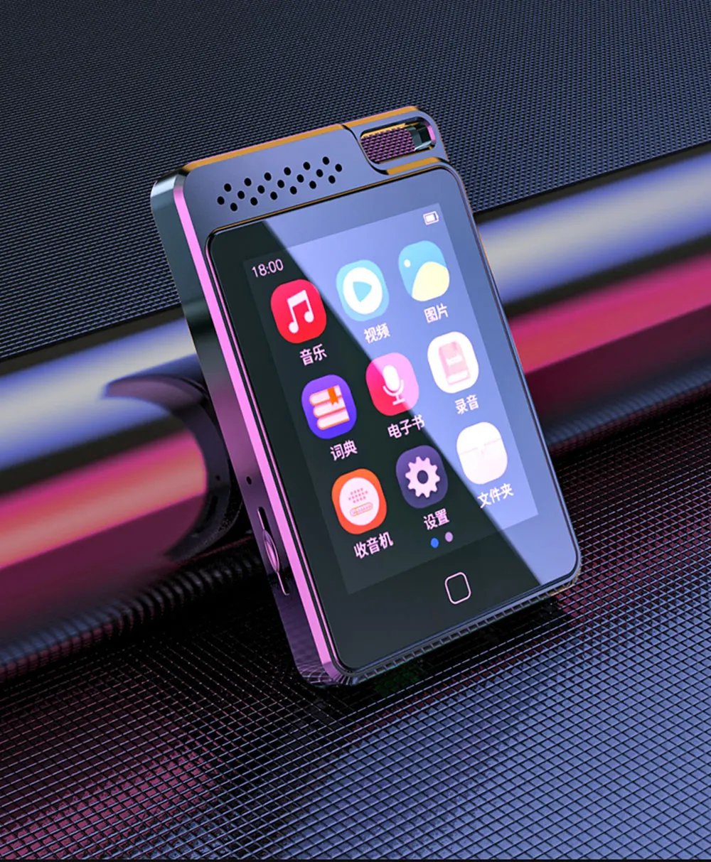 RUIZU C1 16g/32g/64GB HiFi Music MP3 Player With BT V5.0 Audio Player Support Speaker TF Card Recording E-Book Video