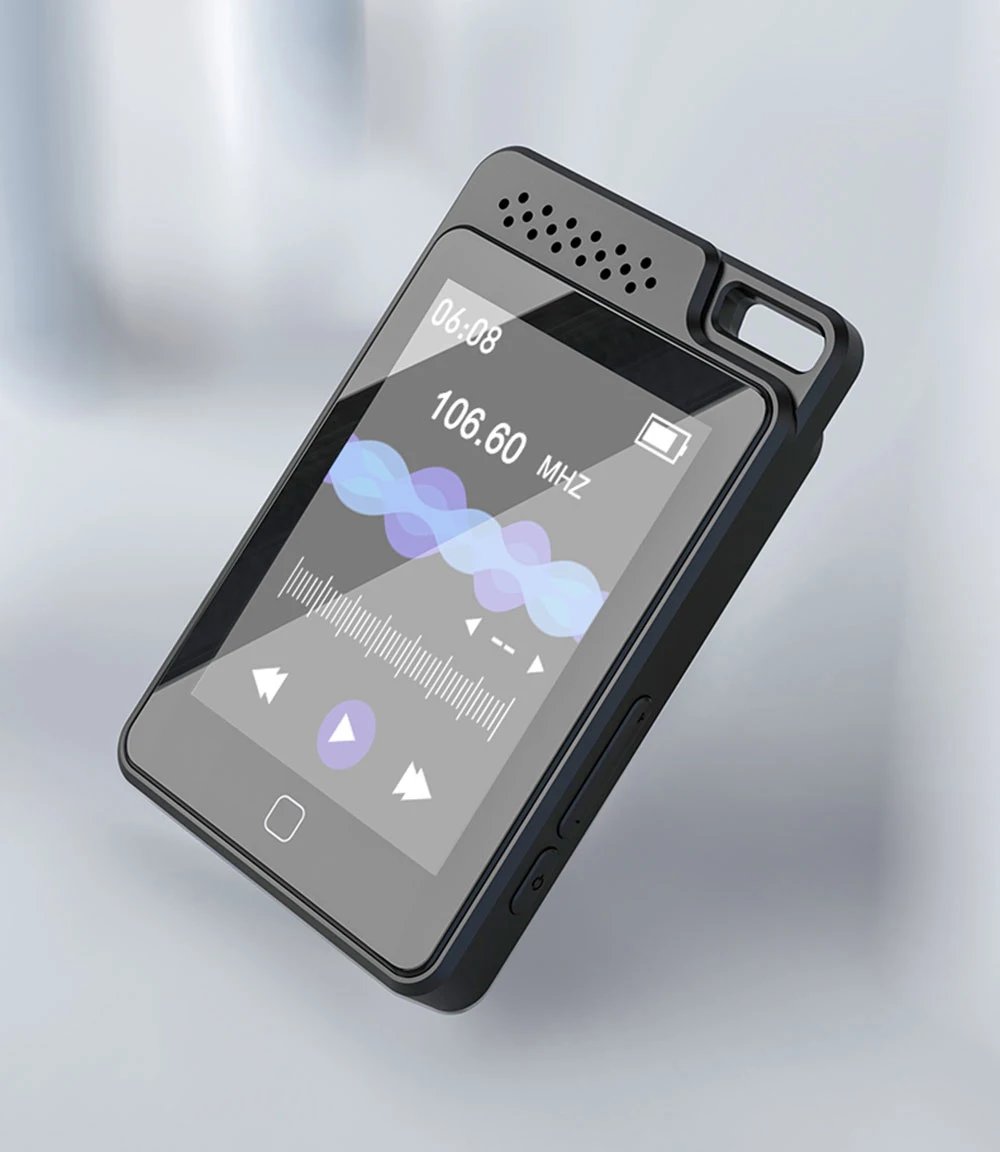 RUIZU C1 16g/32g/64GB HiFi Music MP3 Player With BT V5.0 Audio Player Support Speaker TF Card Recording E-Book Video