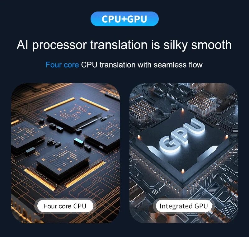 Language Translator Device with 152 Languages Voice Portable Ai  Translating Offline Translation Support Voice Video Recording