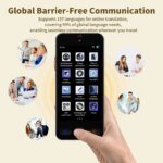 Language Translator Device with 152 Languages Voice Portable Ai  Translating Offline Translation Support Voice Video Recording - Image 4