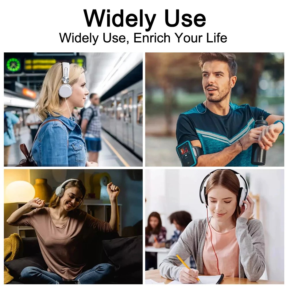 32GB 2.4 Inch Touch Screen Bluetooth 5.4 MP3 Player, HiFi Music Player with Speaker/Recorder/Ebook/Picture