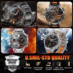 Hot sell 1400mAh Battery Outdoor Sports Smart Watch 1.7" AMOLED Two-Color Flashlight 10ATM Voice Call Heart Rate Swim Smartwatch - Image 3