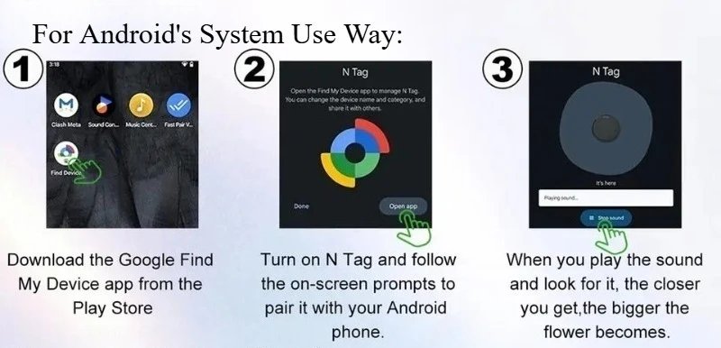 Android Smart Tracker Tag For Google's Find Hub Anti-loss Locator for Xiaomi Cars Positioning Sound Fast Finding Bike Bag Tags Android Smart Tracker Tag For Google's Find Hub Anti-loss Locator for Xiaomi Cars Positioning Sound Fast Finding Bike Bag Tags