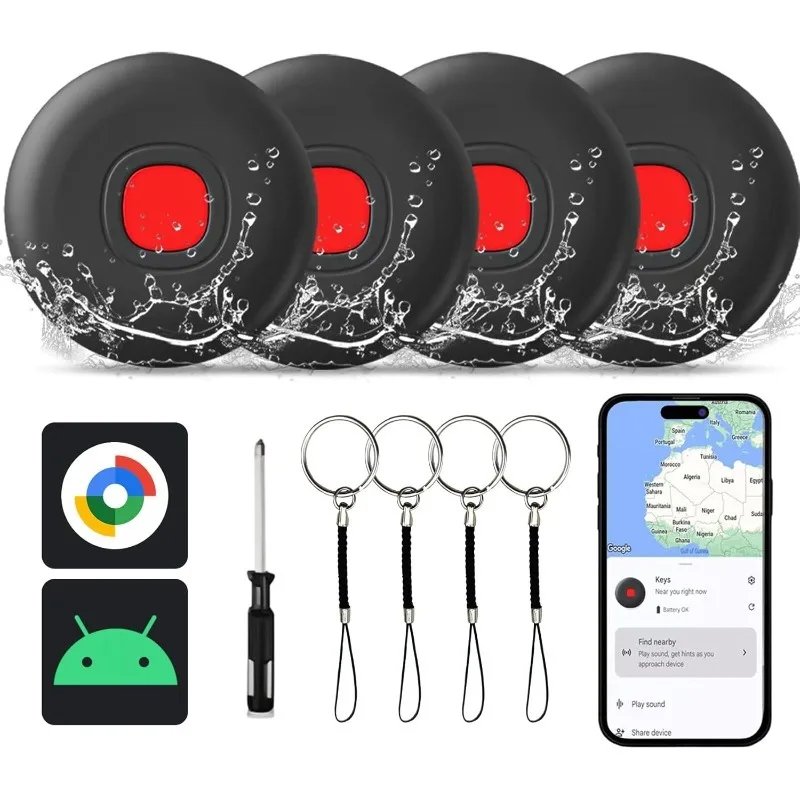 Android Smart Tracker Tag For Google's Find Hub Anti-loss Locator for Xiaomi Cars Positioning Sound Fast Finding Bike Bag Tags Android Smart Tracker Tag For Google's Find Hub Anti-loss Locator for Xiaomi Cars Positioning Sound Fast Finding Bike Bag Tags