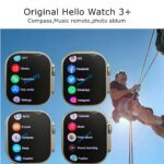 Smart Watch Hello Watch 3 Plus Bluetooth Call Voice Assistant 49mm AMOLED 4GB/ROM NFC GPT Compass Photo Album Smartwatch Men - Image 4