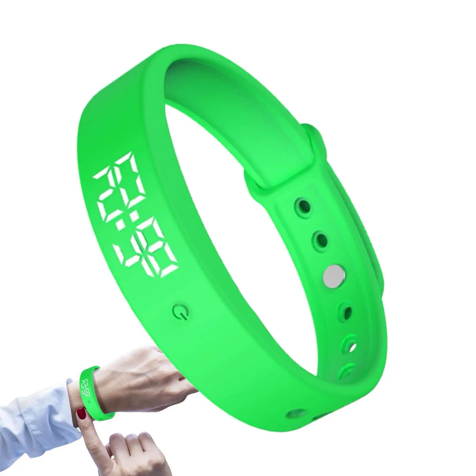 Alarms Daily Organizer Vibrating Wrist Alarm Clock Timer Clock Vibrating Wristband 3 Timer For Kids Adults Men Women Teens