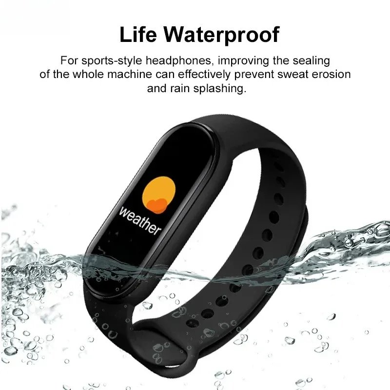 JY Men New SmartWatch Screen Step Counting Multi Sport Fitness Mode Message Reminder Photography Music Remote Control Smart Band