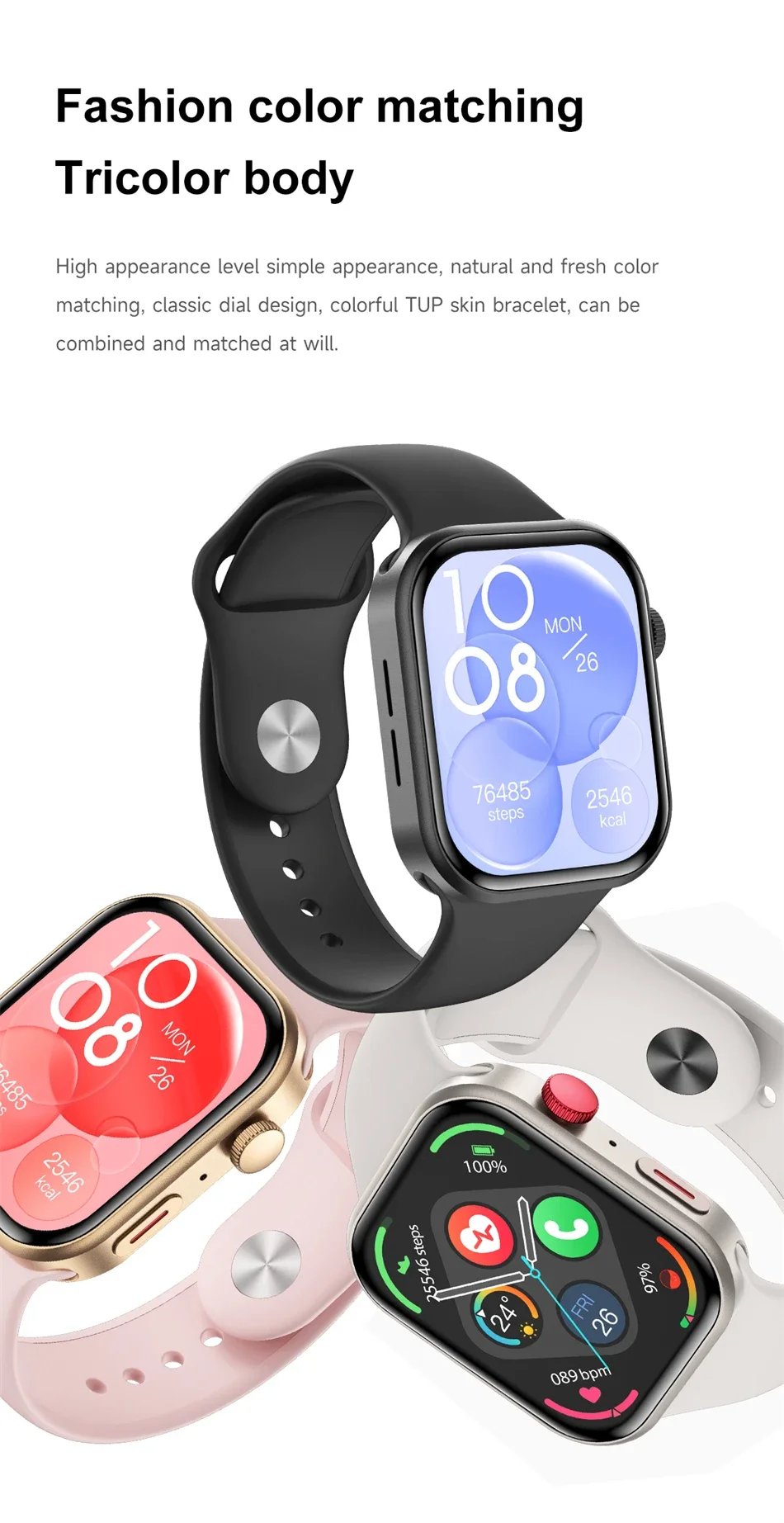 2026 Xiaomi NEW Watch FIT 3 For Smartwatch Global Version Compatible With Android HD Display Bluetooth Calling NFC Smartwatch