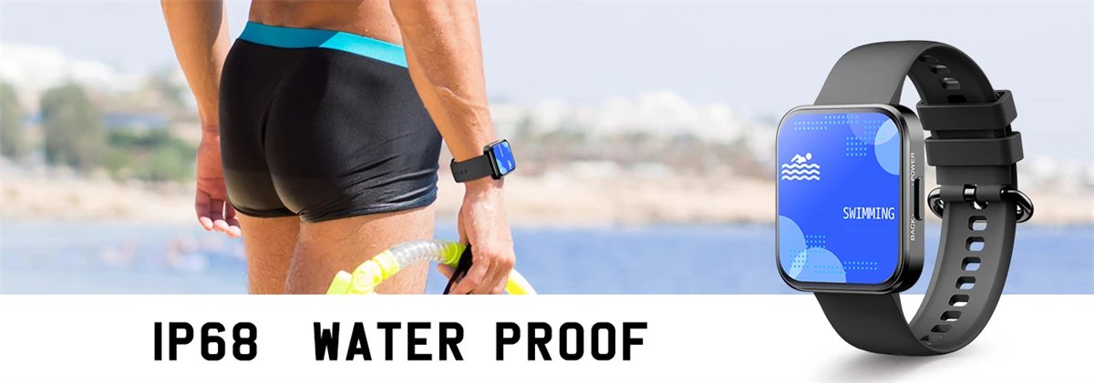 Smart Watch For Men Women Heart Rate Monitor Sleep Tracker Watches IP68 Waterproof Multi Sports Modes Smartwatch For Android IOS