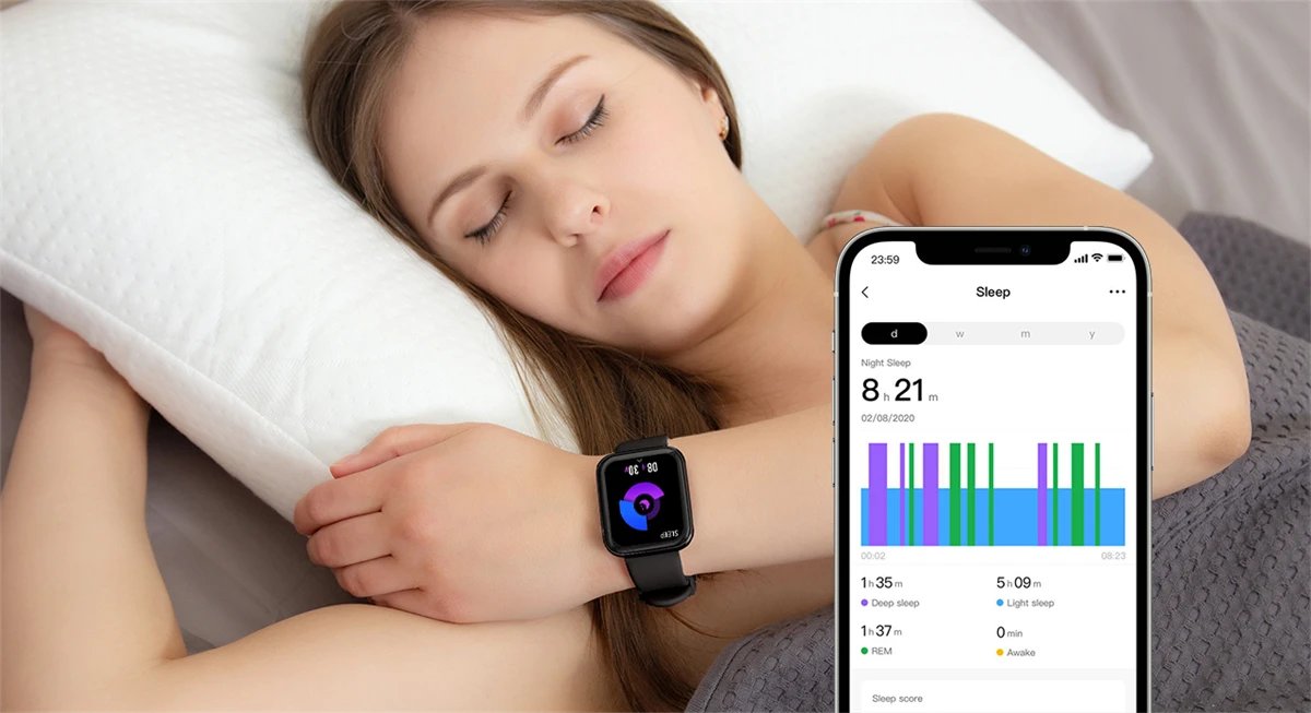 Smart Watch For Men Women Heart Rate Monitor Sleep Tracker Watches IP68 Waterproof Multi Sports Modes Smartwatch For Android IOS