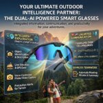 Photochromic Smart Glasses 1200P HD Camera 8MP Sensor 30MP Photo WiFi Sync Bluetooth 5.3 Audio Sunglasses Anti-shake Mic ENC PRO - Image 3