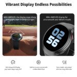 AIWR Orbit Smart Watch, GPS, 1.43'' AMOLED, AI Watch Faces ChatGPT, ENC Call, Heart Rate Monitor 5ATM Waterproof for Android iOS - Image 4