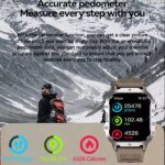 2025 New SmartWatch Men Militray Outdoor GPS Sport Watches Heart Rate Sleep Waterproof Smart Watch IOS Android - Image 4