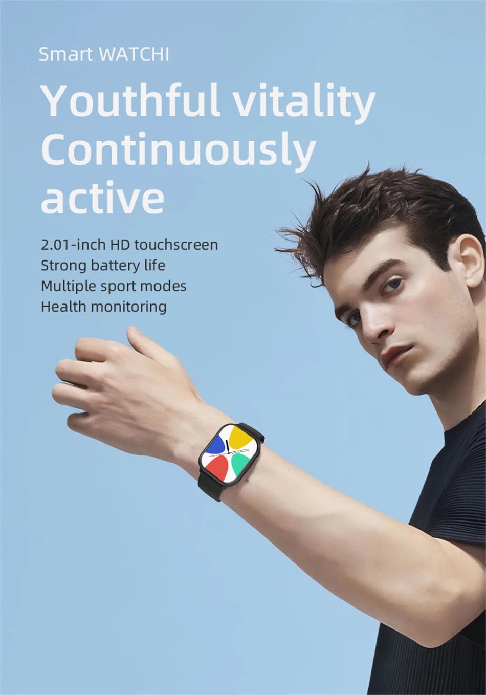 2026 New Smart Watch Men Women Heart Rate 2.01 Inch AMOLED Screen Waterproof Bluetooth Call Sports Smart Watch For iOS Android