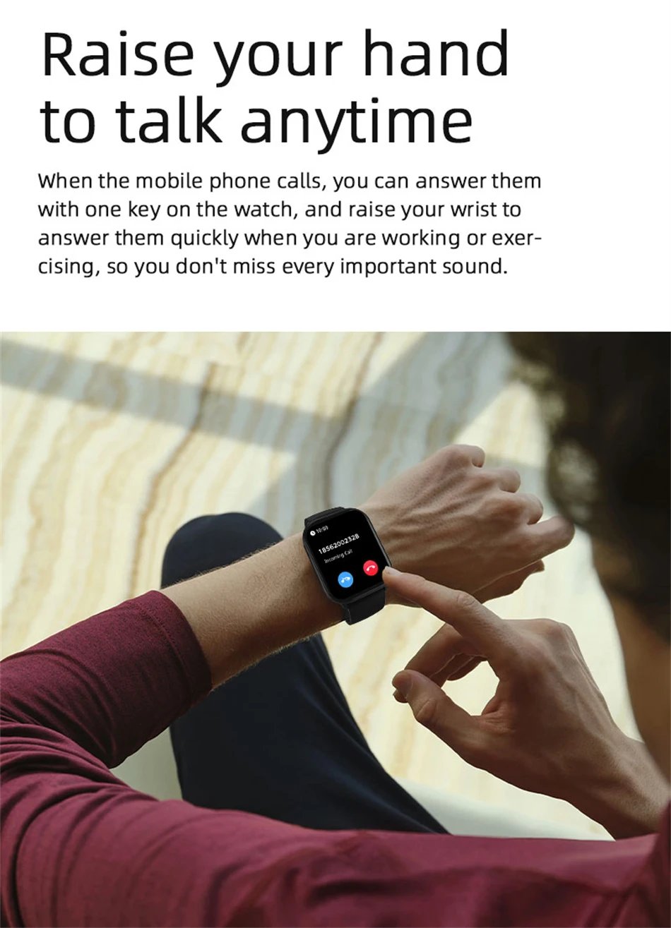 2026 New Smart Watch Men Women Heart Rate 2.01 Inch AMOLED Screen Waterproof Bluetooth Call Sports Smart Watch For iOS Android
