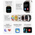 2026 New Smart Watch Men Women Heart Rate 2.01 Inch AMOLED Screen Waterproof Bluetooth Call Sports Smart Watch For iOS Android - Image 2