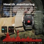 Military New GPS Sports Smart Watch Men 480mAh Battery LED Flashlight 100+ Sports Modes Bluetooth Call Waterproof Smartwatch - Image 4