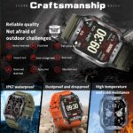 Military New GPS Sports Smart Watch Men 480mAh Battery LED Flashlight 100+ Sports Modes Bluetooth Call Waterproof Smartwatch - Image 2