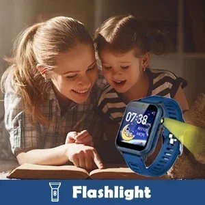 Children's Wristwatch 24 Games Kids Smart Watch Music Play Pedometer Tracker Time Display Video Audio Record Torch Smartwatch