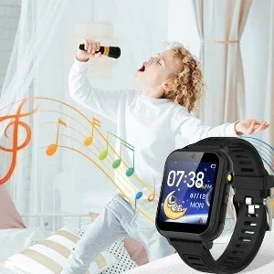 Children's Wristwatch 24 Games Kids Smart Watch Music Play Pedometer Tracker Time Display Video Audio Record Torch Smartwatch