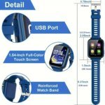 Children's Wristwatch 24 Games Kids Smart Watch Music Play Pedometer Tracker Time Display Video Audio Record Torch Smartwatch - Image 5