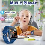Children's Wristwatch 24 Games Kids Smart Watch Music Play Pedometer Tracker Time Display Video Audio Record Torch Smartwatch - Image 2
