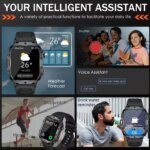 New Military Strong Sport Smartwatch Men Bluetooth Call Health Monitor Sports  Watch Waterproof Fitness Tracker Gifts for Women - Image 5