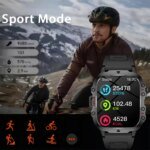 New Military Strong Sport Smartwatch Men Bluetooth Call Health Monitor Sports  Watch Waterproof Fitness Tracker Gifts for Women - Image 4
