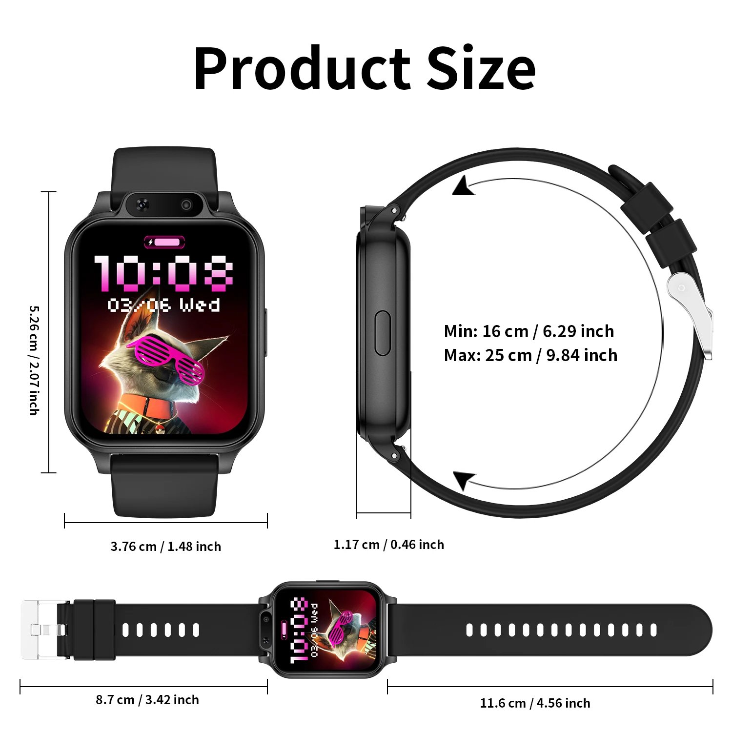 2026 New Kids Smartwatch HD Camera Flashlight 18 Kinds of Games Stopwatch Calculator Alarm Clock Christmas Gift Boys Girls