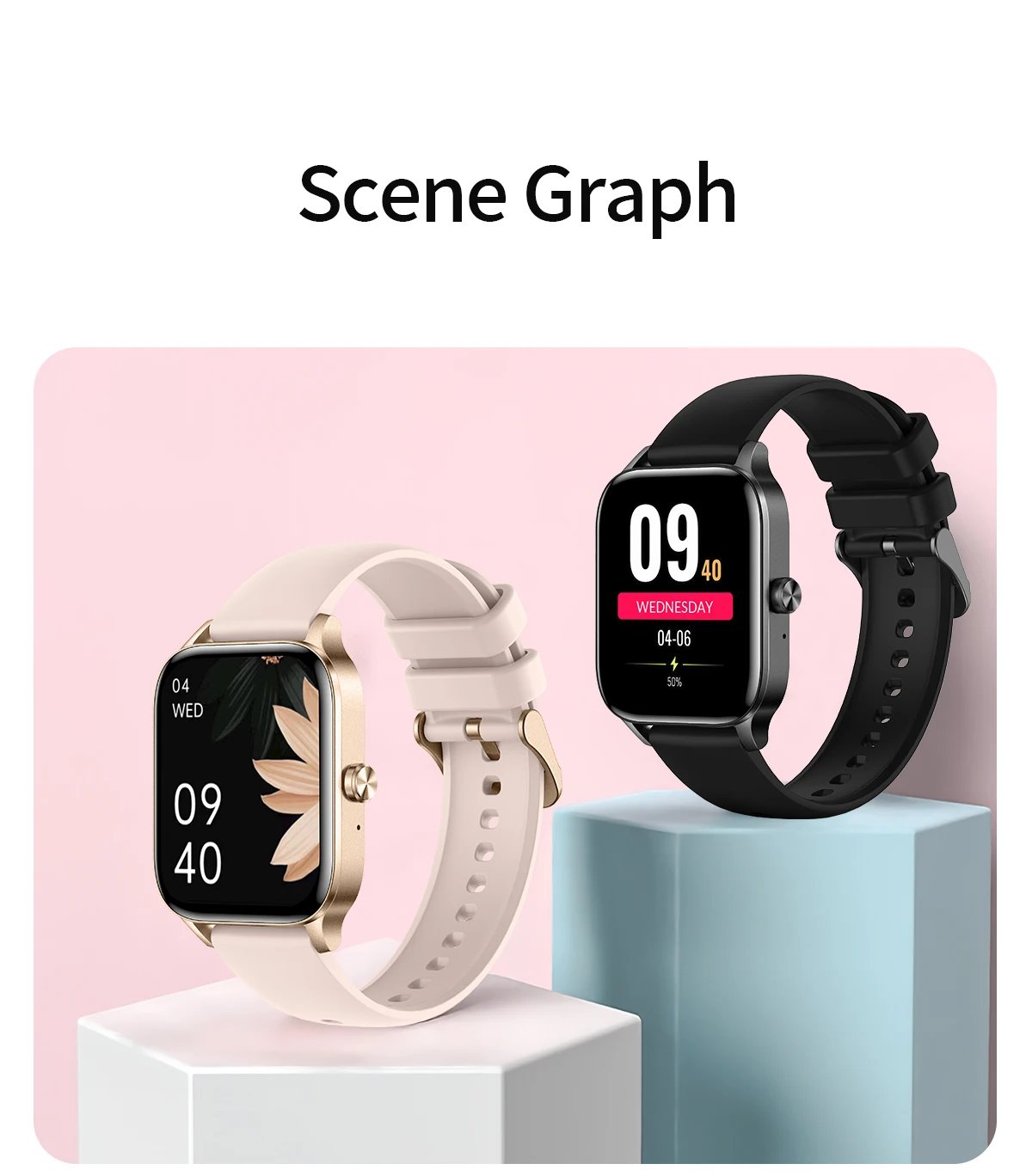 LIGE Fashion Women Smart Watch 1.83'' Screen Sports Fitness Tracker Bluetooth Call Waterproof Watches Men Heart Rate Smartwatch