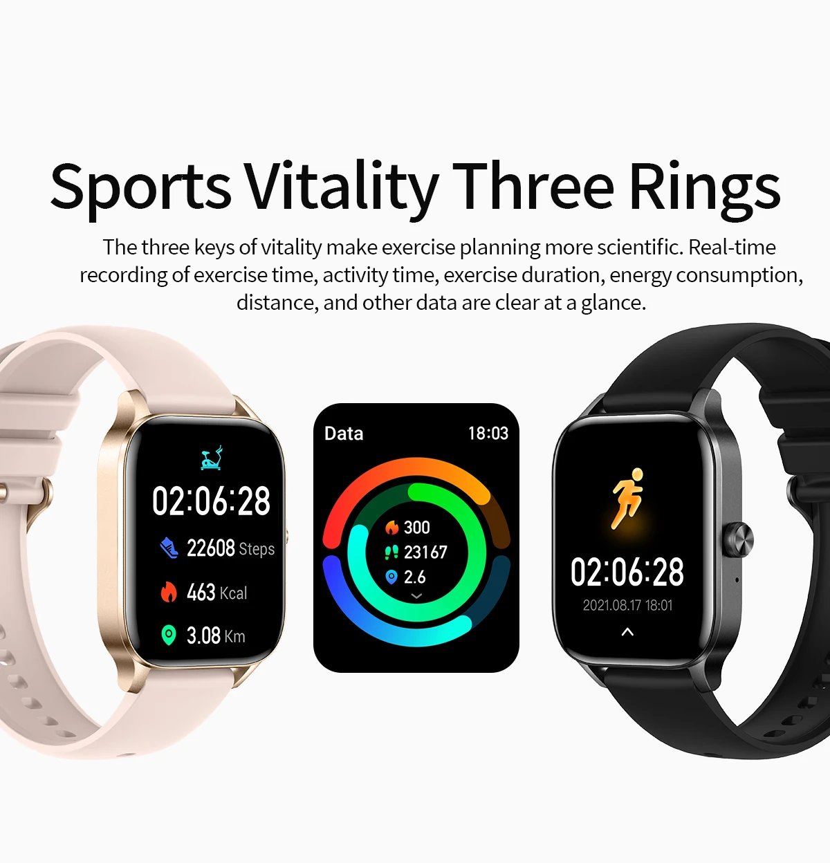 LIGE Fashion Women Smart Watch 1.83'' Screen Sports Fitness Tracker Bluetooth Call Waterproof Watches Men Heart Rate Smartwatch