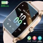 LIGE Fashion Women Smart Watch 1.83'' Screen Sports Fitness Tracker Bluetooth Call Waterproof Watches Men Heart Rate Smartwatch