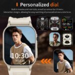 2026 Smart Watch for Men Women Answer/Make Call 2.01" HD Fitness Tracker Pedometer Heart Rate Monitor Smartwatch for Android iOS - Image 2