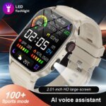 2026 Smart Watch for Men Women Answer/Make Call 2.01" HD Fitness Tracker Pedometer Heart Rate Monitor Smartwatch for Android iOS