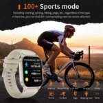 2026 Smart Watch for Men Women Answer/Make Call 2.01" HD Fitness Tracker Pedometer Heart Rate Monitor Smartwatch for Android iOS - Image 3