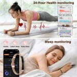 2026 New Men Women Smart Bracelet Heart Rate Sleeping Monitor IP68 Waterproof Sports Fitness Tracker Multifunction Smart Watches - Image 5